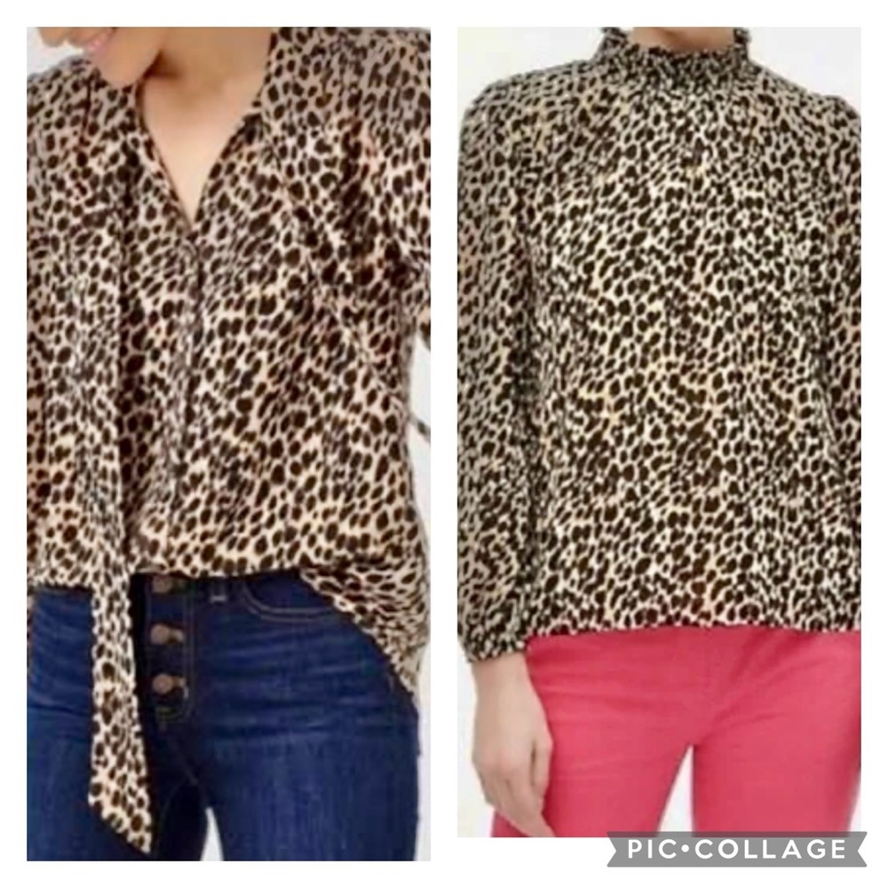 J. Crew Leopard Shirts 2 for $20